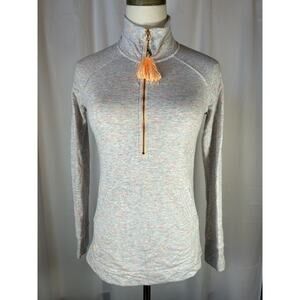 Lilly Pulitzer 1/4 Zip Skipper Jacket Shirt Popover Size XXS Sunny State of Mind